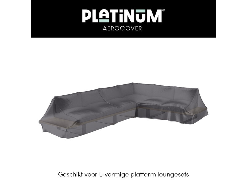 Platinum Aerocover Platform loungesethoes 375x300x90xh30/70 RECHTS