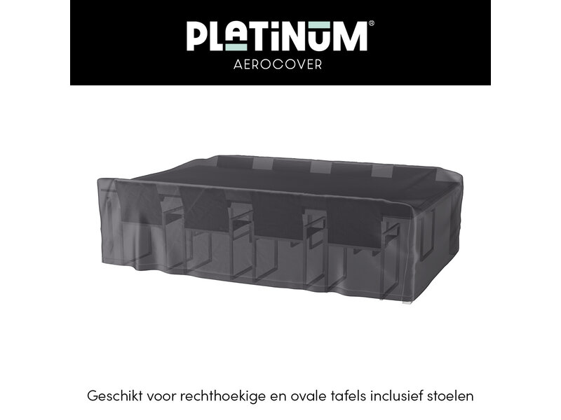 Platinum Aerocover Tuinsethoes 300x150x85 cm.