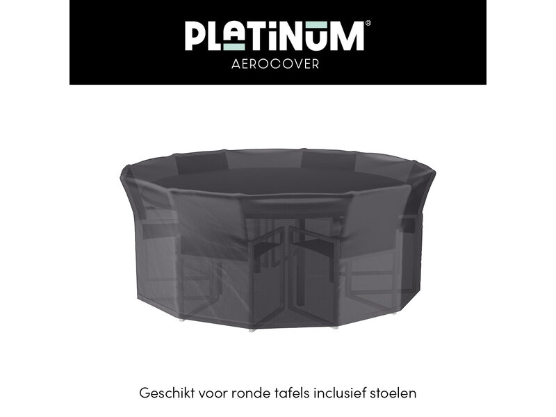 Platinum Aerocover ronde tuinsethoes 150x85h cm.