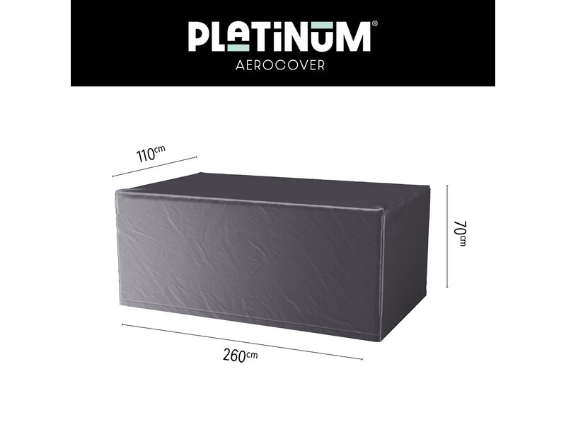 Platinum Aerocover Aerocover tuintafelhoes 260x110x70 cm.