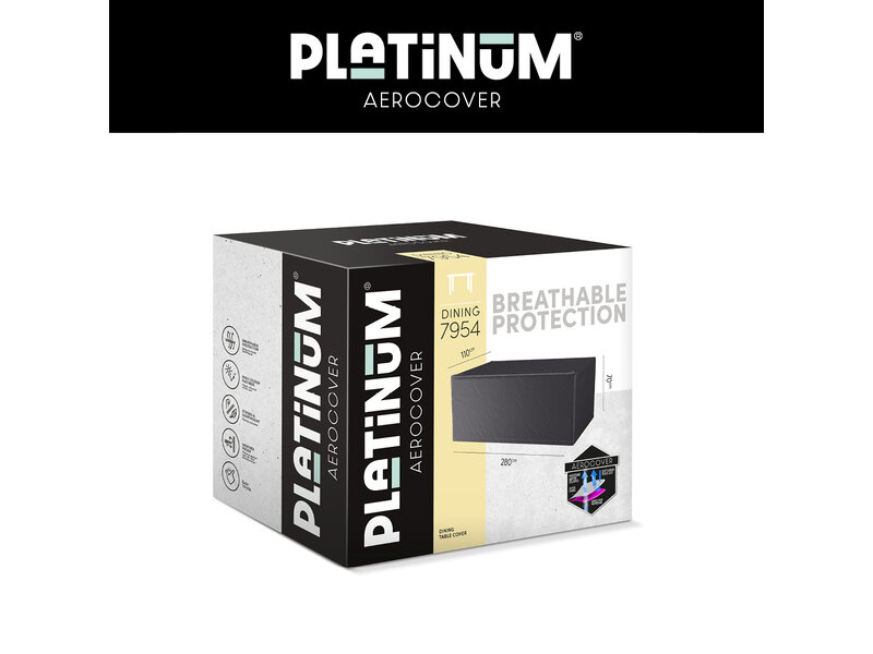 Platinum Aerocover tuintafelhoes 280x110x70 cm.