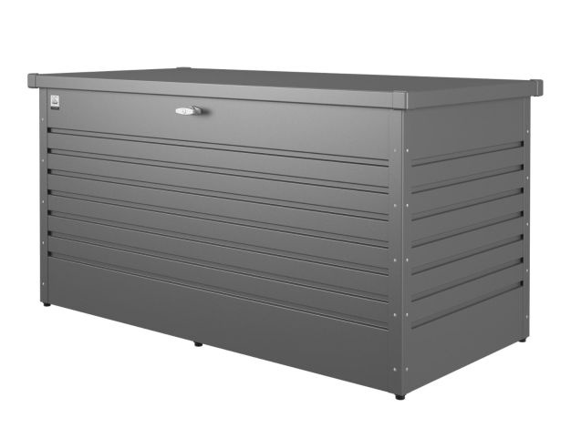 Biohort hobbybox-kussenkist antraciet 134 x 62 cm.-Tuinsethoeskopen.nl