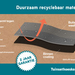 Outdoor Covers Zweefparasolhoes 295x70 cm.