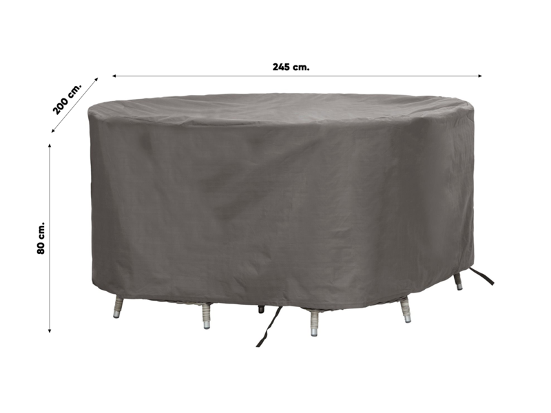 Outdoor Covers Ovale tuinsethoes 245x200x80 cm.