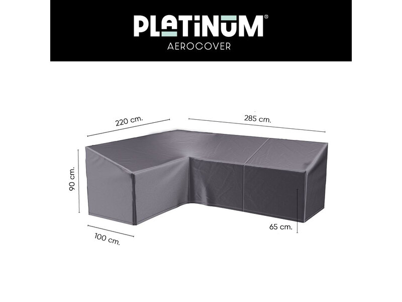 Platinum Aerocover Platinum Aerocover L-vorm loungesethoes 285x220x100xh65/90 cm. - Links