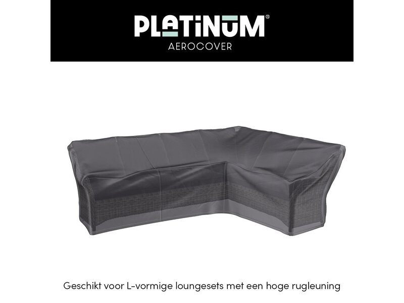 Platinum Aerocover Platinum Aerocover L-vorm loungesethoes 285x220x100xh65/90 cm. - Rechts