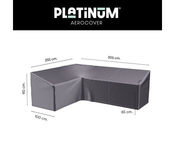 Platinum Aerocover Platinum Aerocover L-vorm loungesethoes 305x255x100xh65/90 cm. - Links