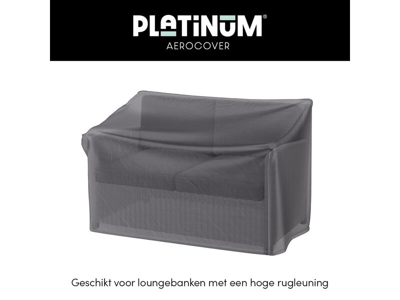 Platinum Aerocover lounge bank hoes 220x100xh65x90 cm.