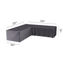 Platinum Aerocover L vormige loungesethoes 235x235x70h cm.