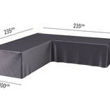 Platinum Aerocover L vormige loungesethoes 235x235x70h cm.