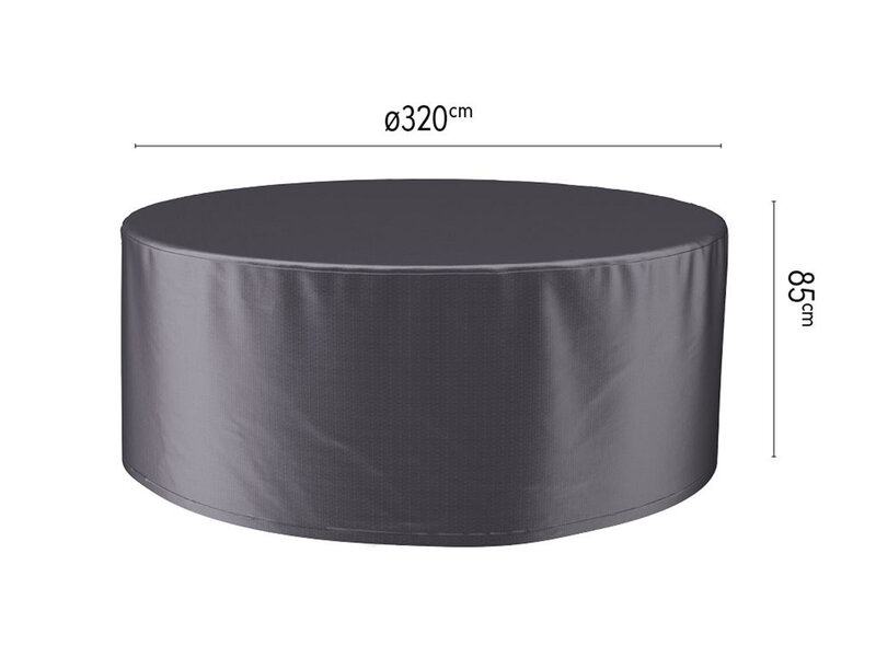 Platinum Aerocover ronde tuinsethoes 320x85h cm.