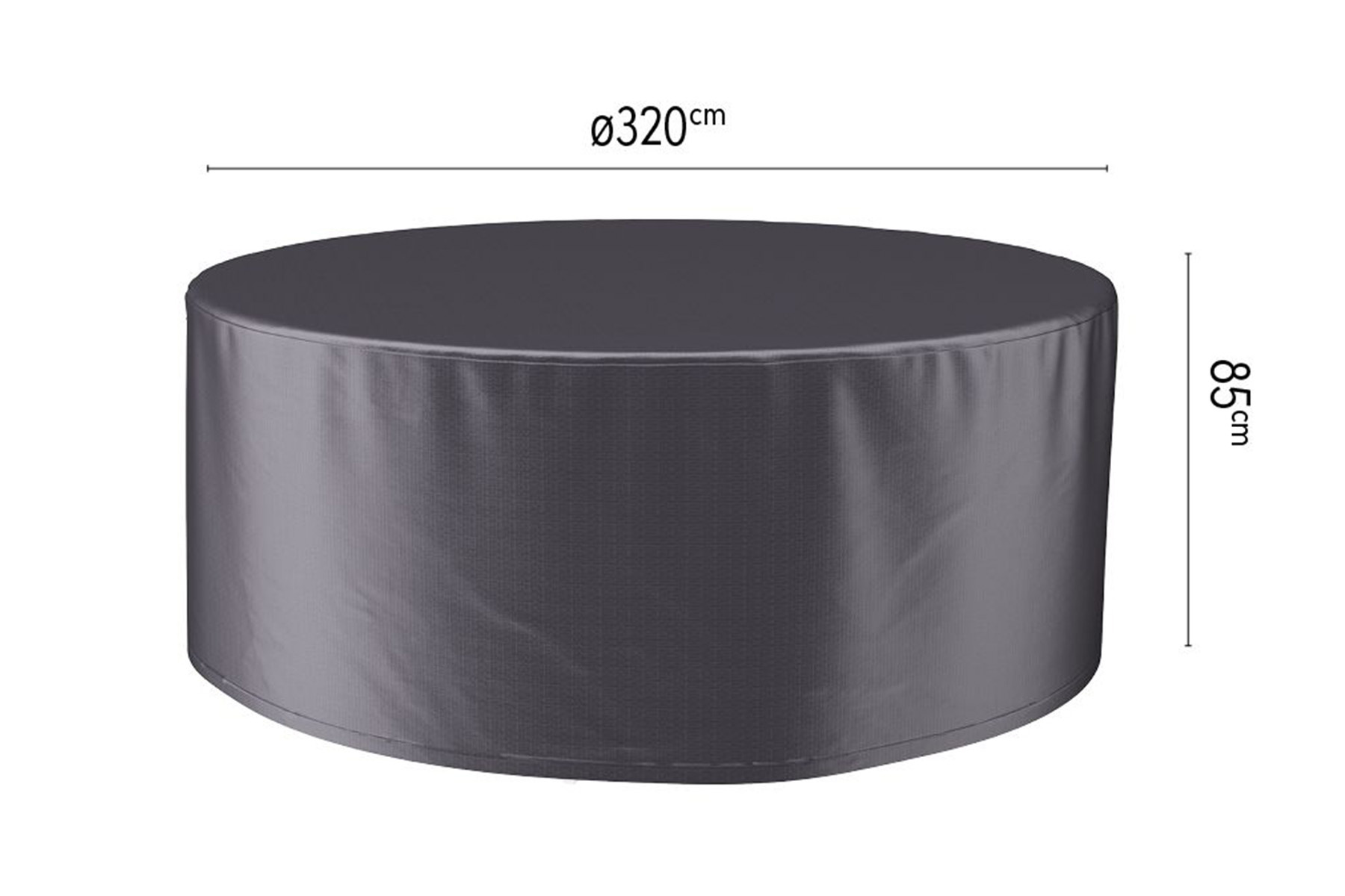 Ronde tuinsethoes 320 cm. - Aerocover - Gratis thuisbezorgd