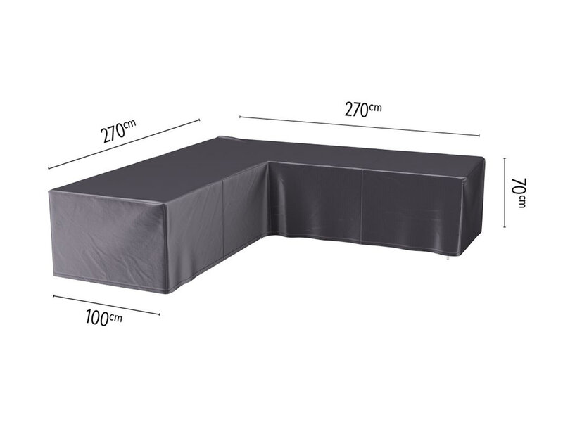 Platinum Aerocover L vormige loungesethoes 270x270x70h cm.