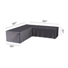 Platinum Aerocover L vormige loungesethoes 300x300x70h cm.