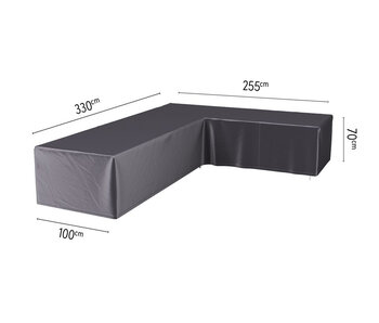 Platinum Aerocover 330x255x70h cm. - rechts L vormige loungesethoes
