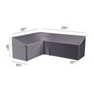 Platinum Aerocover Lounge dining hoes LINKS 270x210x85xh65/90