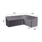 Platinum Aerocover Lounge dining hoes RECHTS 270x210x85xh65/90