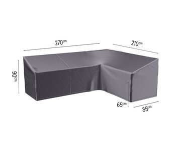 Platinum Aerocover 270x210x85xh65/90 Lounge dining hoes RECHTS
