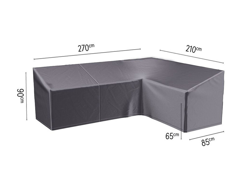 Platinum Aerocover Lounge dining hoes RECHTS 270x210x85xh65/90
