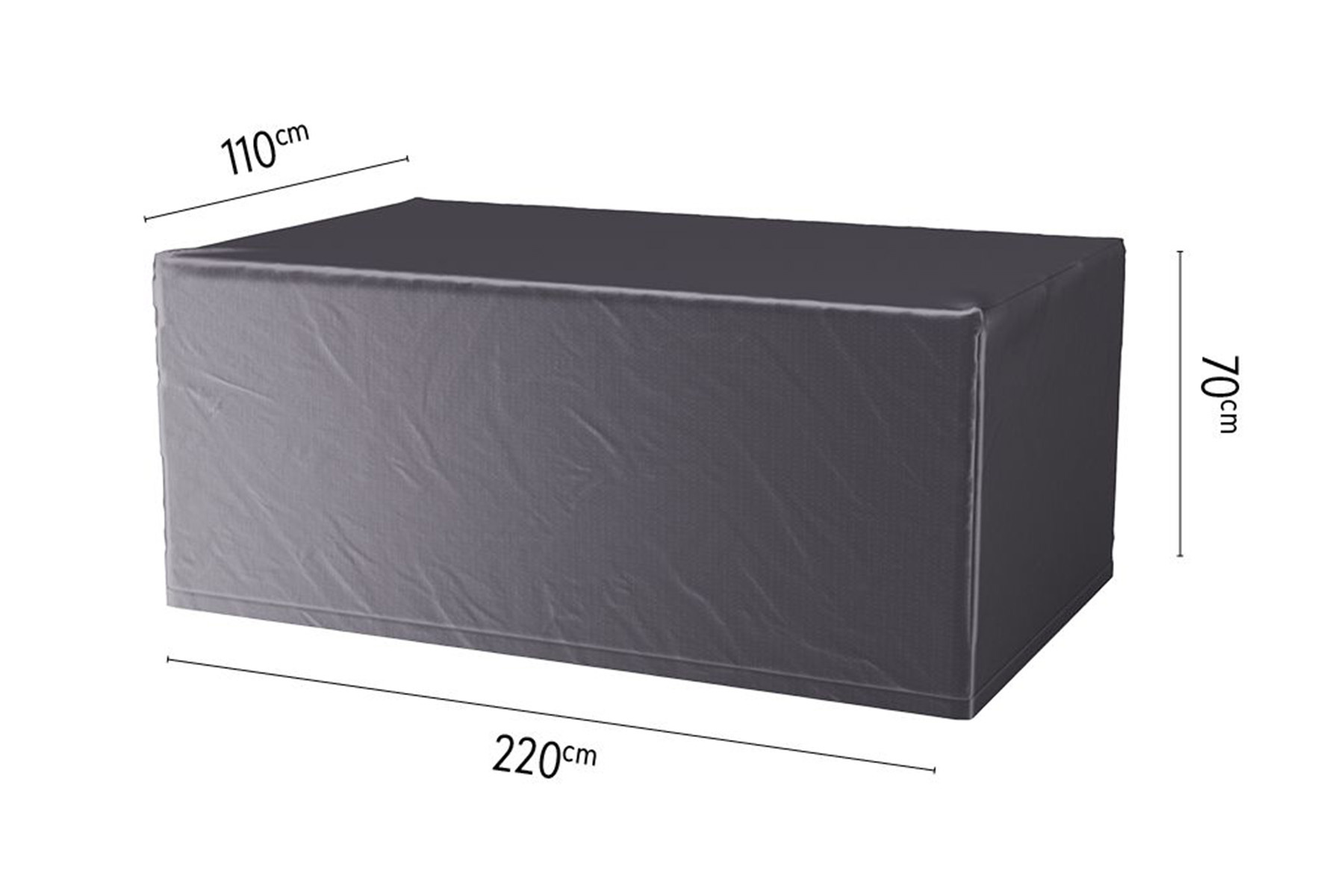 Aerocover tuintafelhoes 220x110x70 - Tuinsethoeskopen.nl
