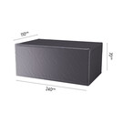 Platinum Aerocover tuintafelhoes 240x110x70 cm.