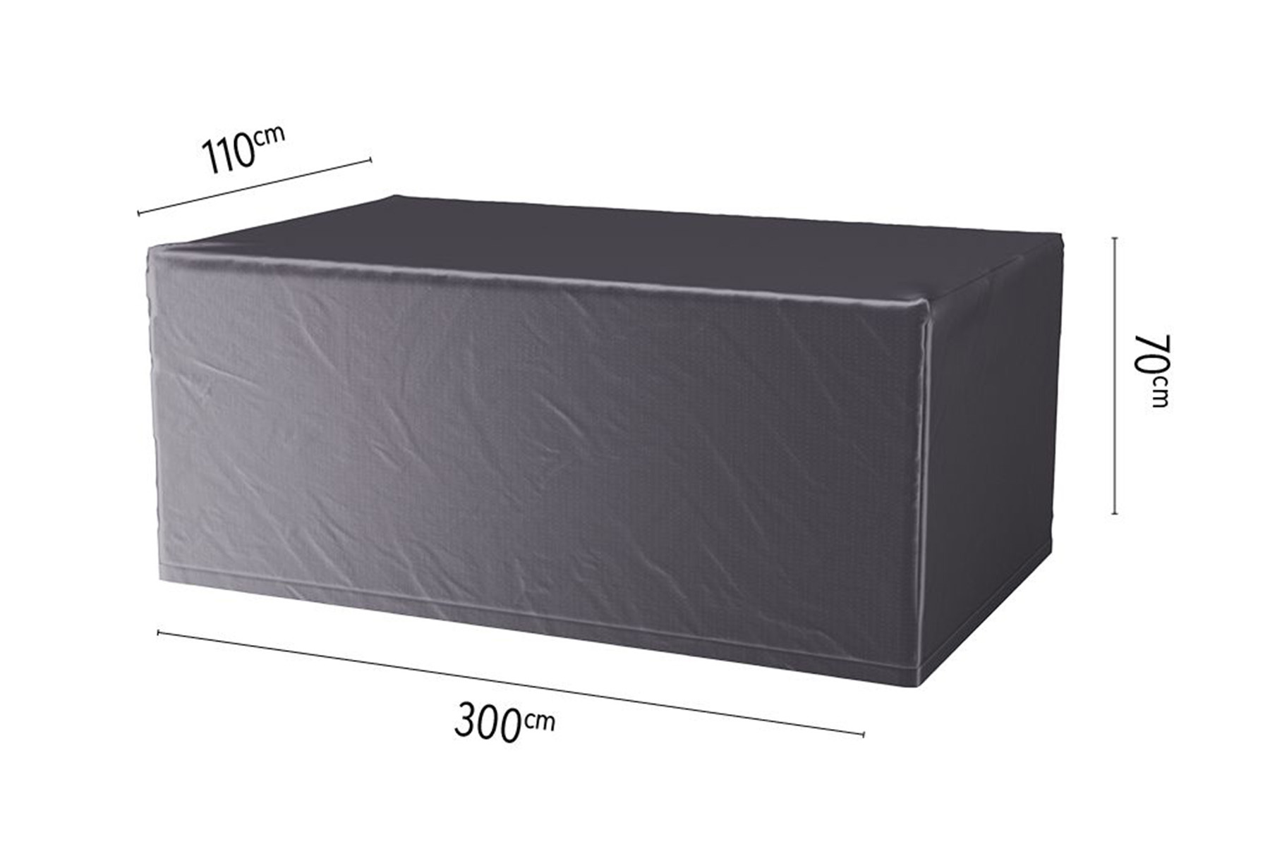 Aerocover tuintafelhoes 300x100x70cm - Tuinsethoeskopen.nl