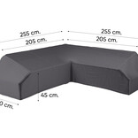 Platinum Aerocover Platform loungesethoes 255x255x90x30/45/70h cm
