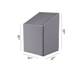 Platinum Aerocover stapelstoelhoes 67x67x80/110 cm.