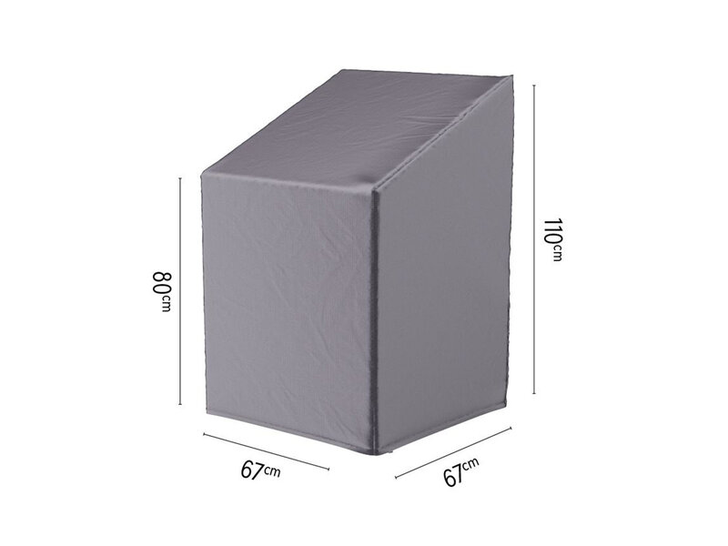 Platinum Aerocover Aerocover stapelstoelhoes 67x67x80/110 cm.