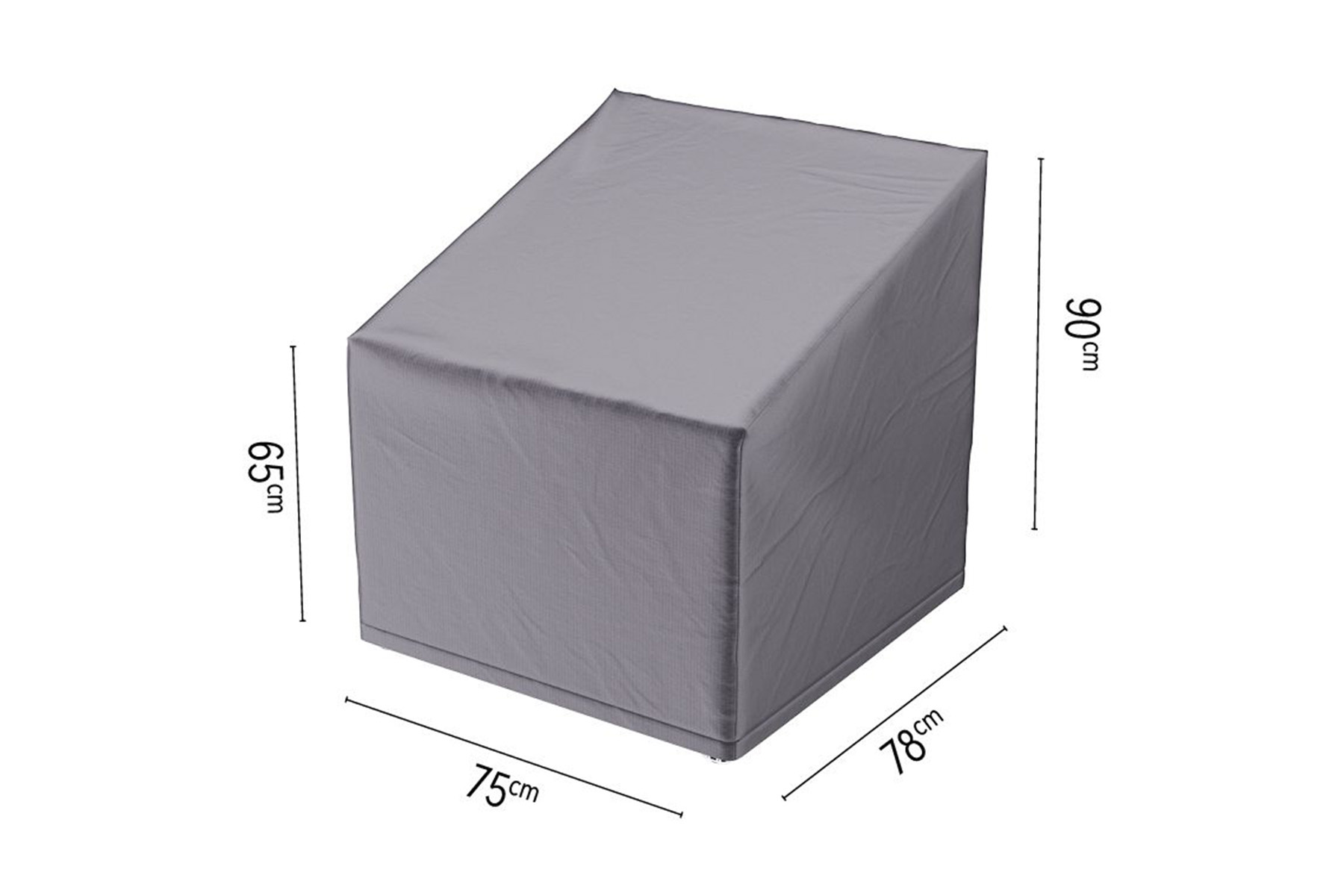 Aerocover hoes loungestoel 75x78x65/90 cm. -Gratis thuisbezorgd