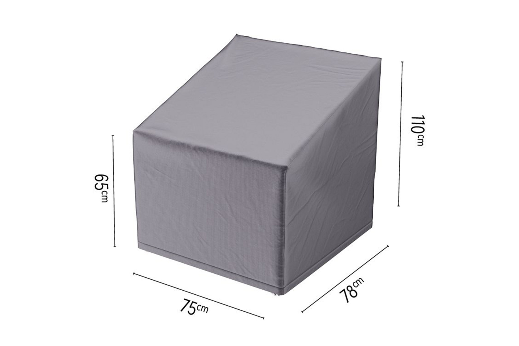 Aerocover hoes loungestoel 75x78x65/110 cm. -Gratis thuisbezorgd
