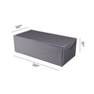 Platinum Aerocover Lounge bank hoes 250x100x70h cm.