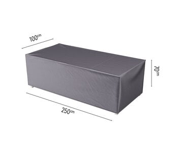 Platinum Aerocover Lounge bank hoes 250x100x70h cm.
