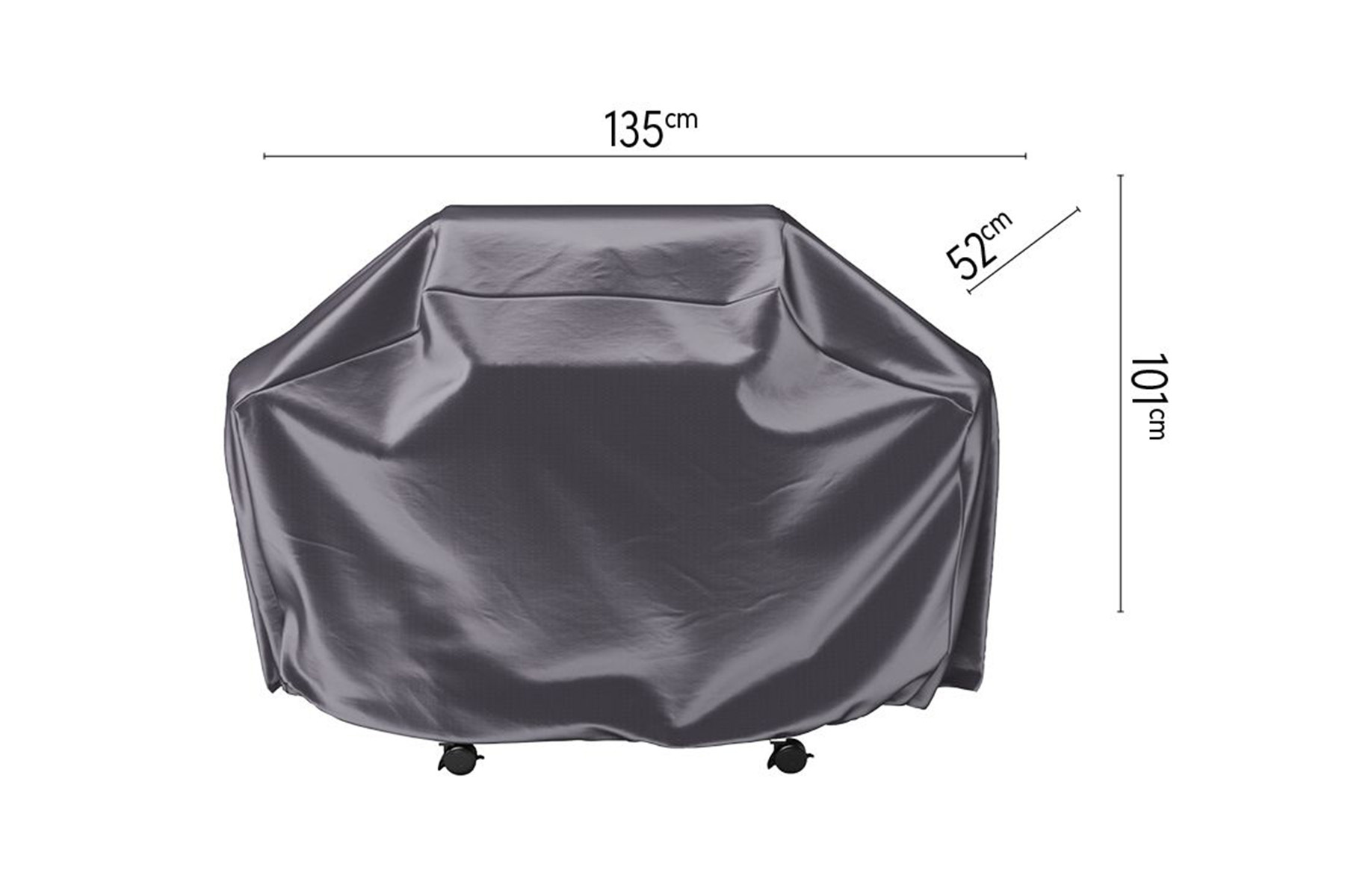 Aerocover buitenkeuken hoes - 135x52x101 cm. -Gratis thuisbezorgd