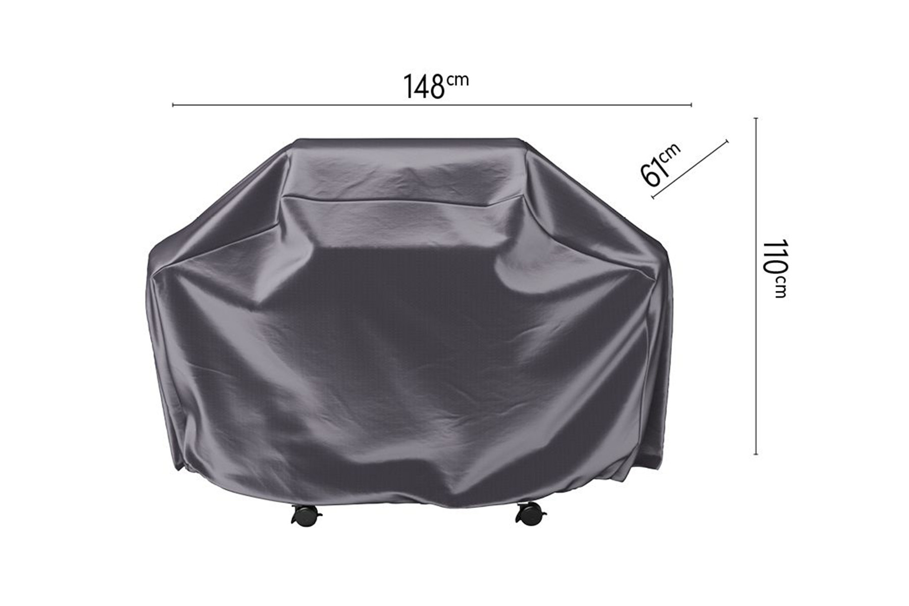 Aerocover buitenkeuken hoes - 148x61x110 cm. -Gratis thuisbezorgd