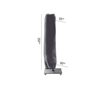 Platinum Aerocover zweefparasolhoes - 250x55/60 cm. - met stok