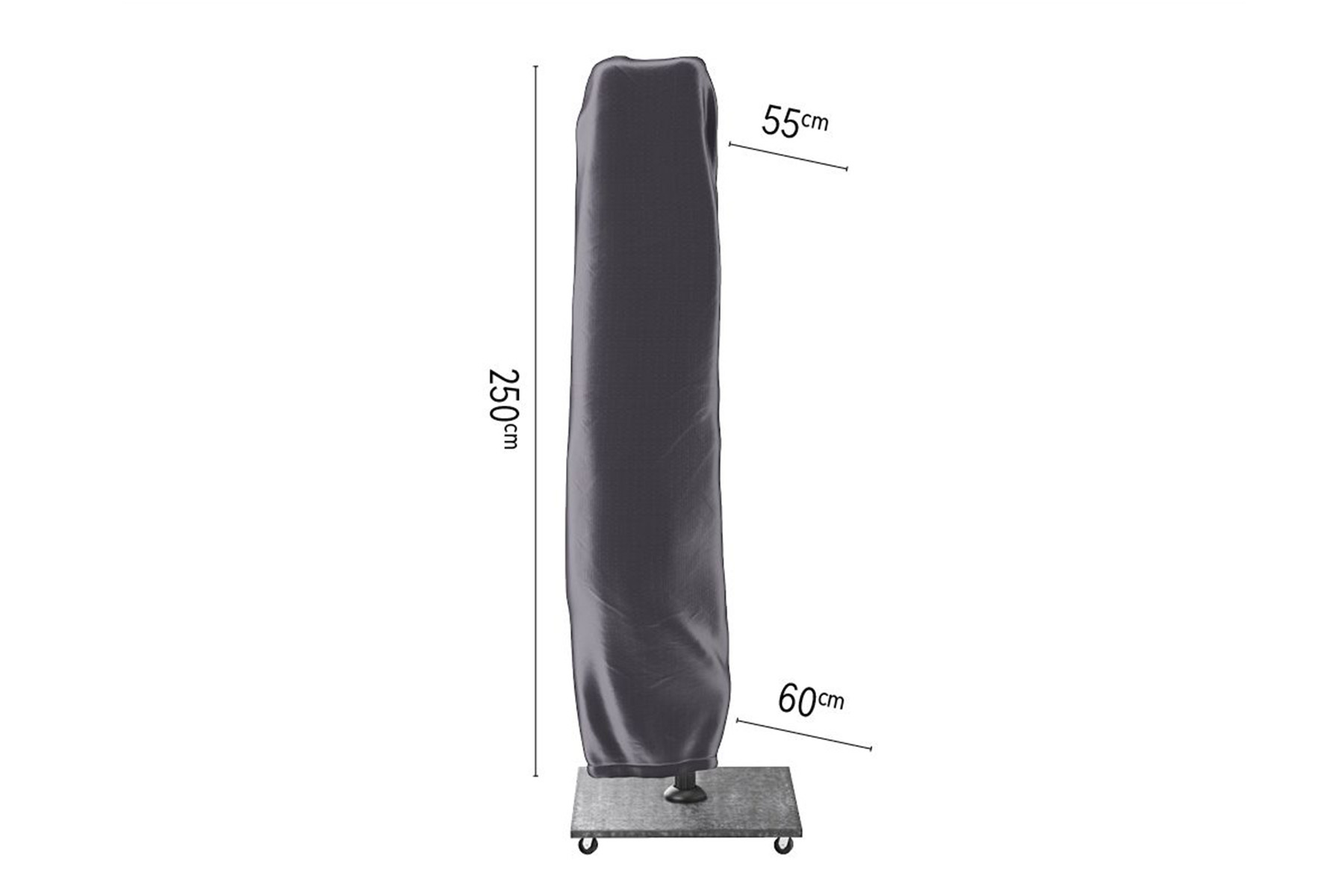 Aerocover zweefparasolhoes - 250x55/60 cm. - Gratis thuisbezorgd!