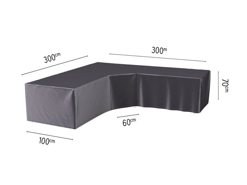 Platinum Aerocover L vormige loungesethoes 300x300x70 cm. - XL hoek