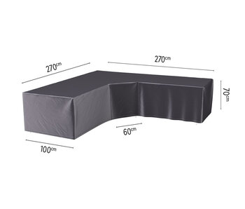 Platinum Aerocover 270x270x70 cm. - XL hoek - L vormige loungesethoes