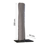 Outdoor Covers Zweefparasolhoes 250x64 cm. - met stok