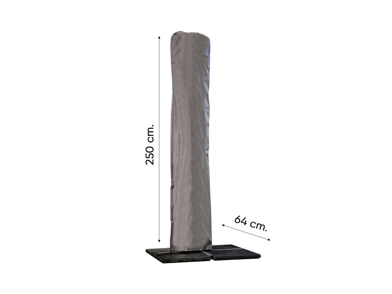 Outdoor Covers Zweefparasolhoes 250x64 cm. - met stok