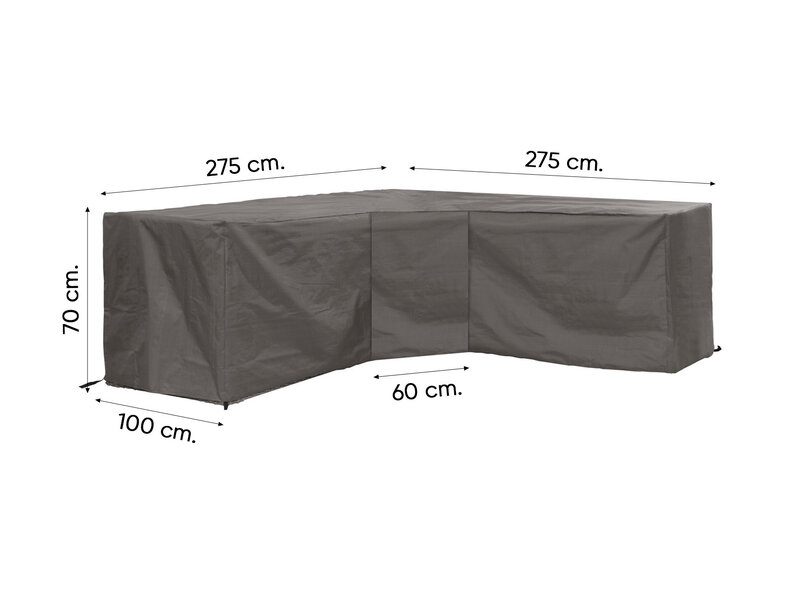 Outdoor Covers L-vormige loungesethoes - XL hoek - 275x275x100x70 cm.