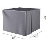 Platinum Aerocover Vuurtafelhoes 105x105x50 cm.