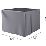 Platinum Aerocover vuurtafelhoes - 82x82xH65 cm.