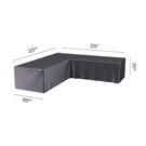 Platinum Aerocover 325x325x70h cm. L vormige loungesethoes