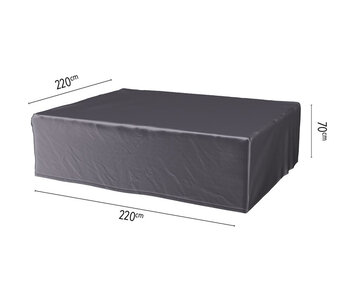 Platinum Aerocover 220x220x70 cm. Loungesethoes
