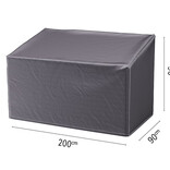 Platinum Aerocover Lounge bank hoes 200x90x65 cm.