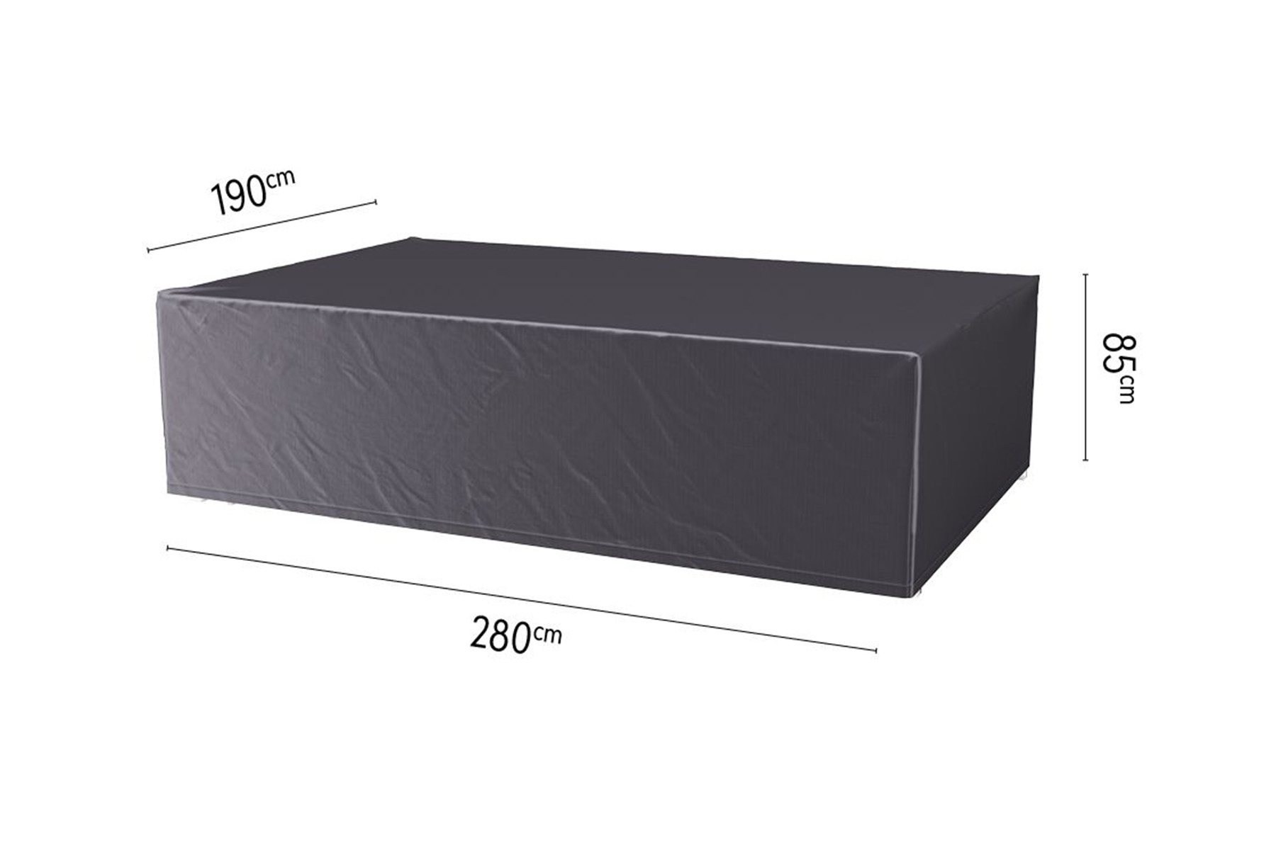 Aerocover tuinsethoes 280x190x85 cm - Tuinsethoeskopen.nl