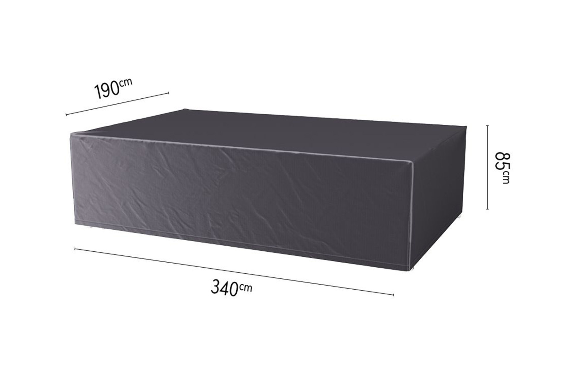 Aerocover tuinsethoes 340x190x85 cm - Tuinsethoeskopen.nl