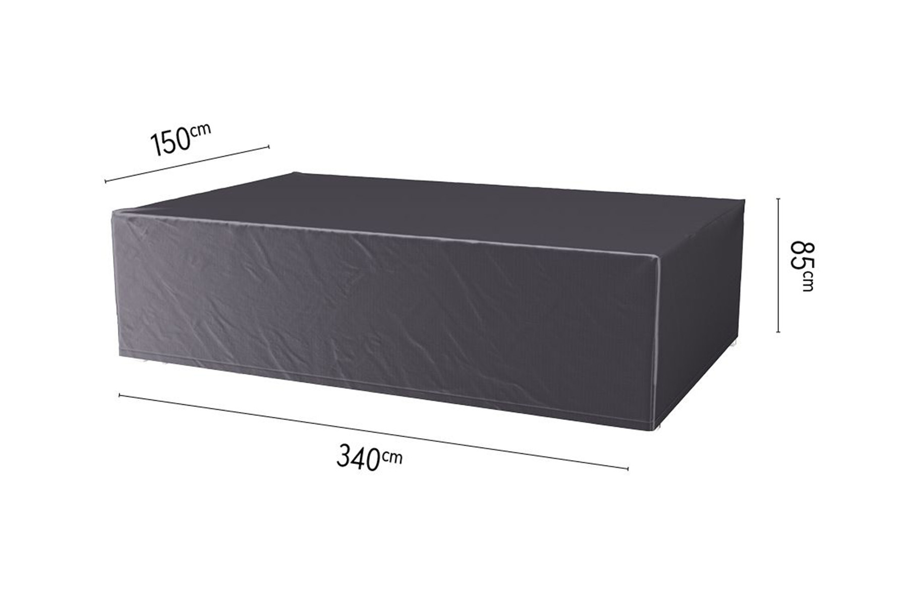 Aerocover tuinsethoes 340x150x85 cm - Tuinsethoeskopen.nl